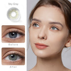 Ocean Sky Gray Colored Contacts