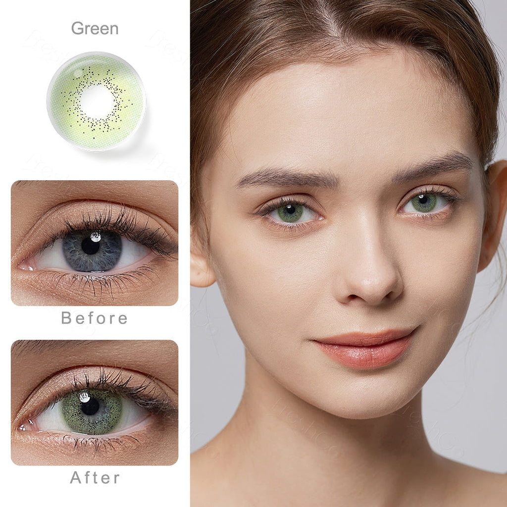 Ocean Green Colored Contacts