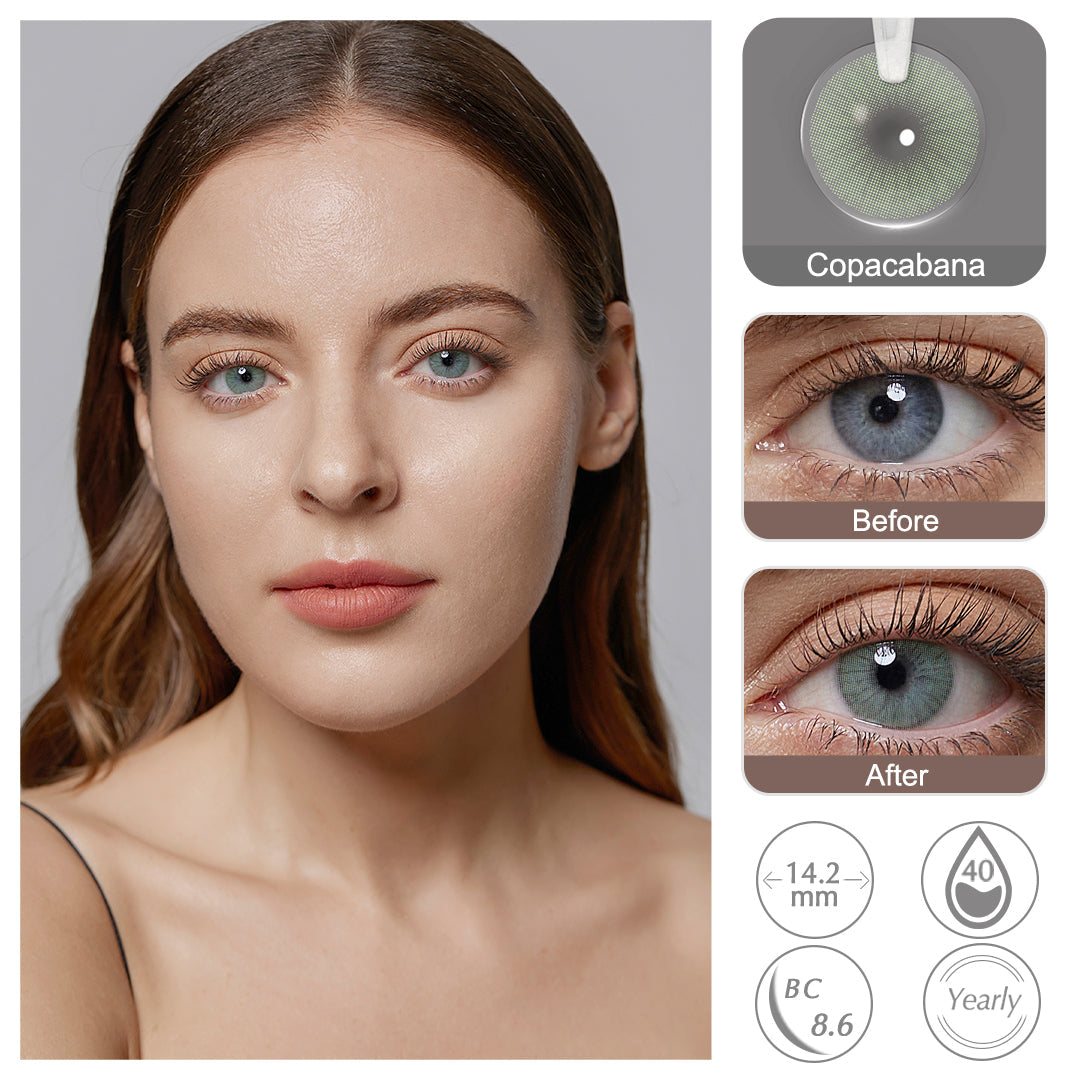 Rio Copacabana Green Colored Contacts Secondary image