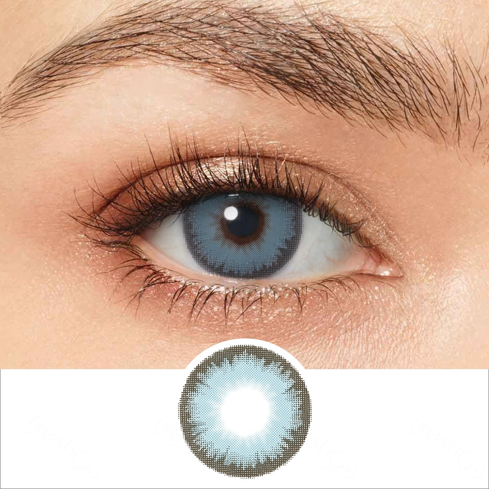 Diamond Pacific Blue Colored Contacts Main image