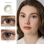 Spanish Real Olive Colored Contacts