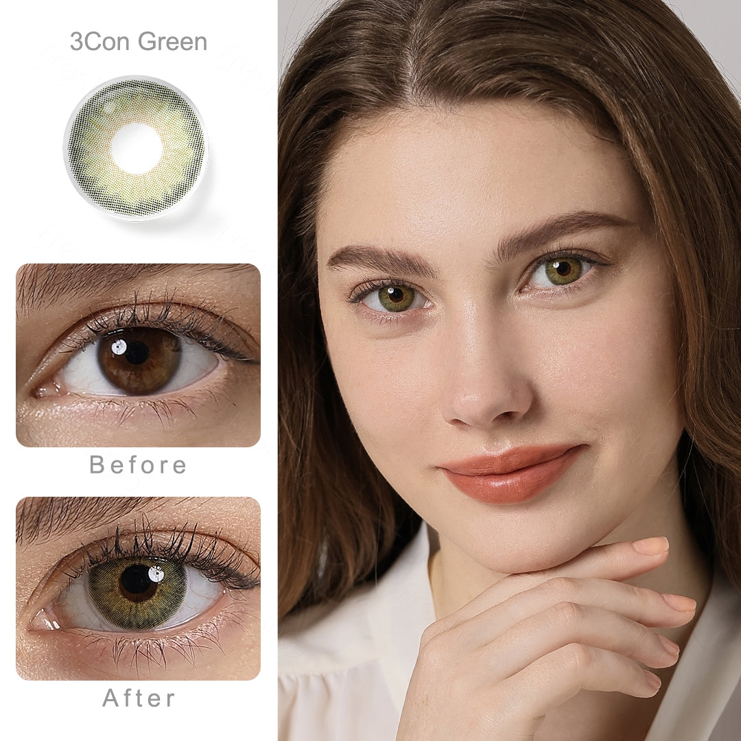 Symphony 3Con Green Colored Contacts