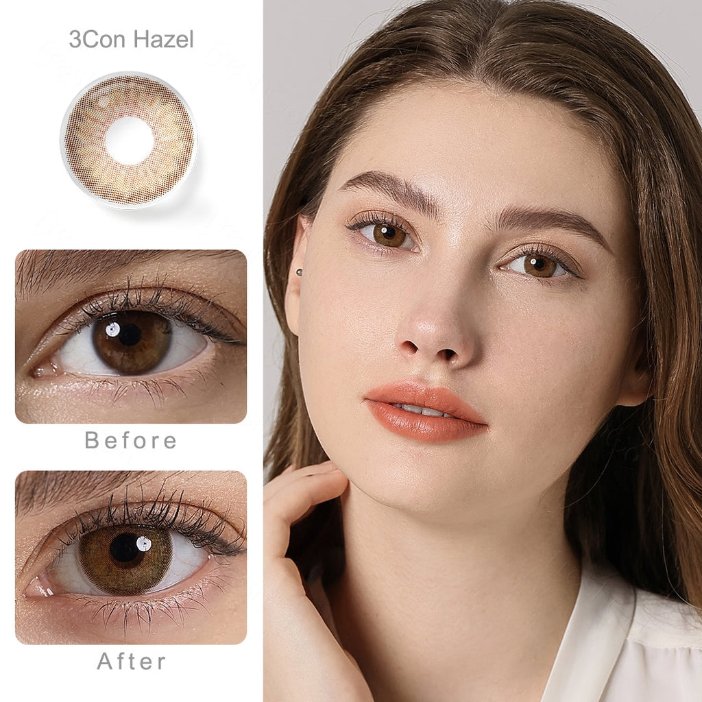 Symphony 3 Con Hazel Colored Contacts