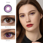 Nonno Violet Purple Colored Contacts