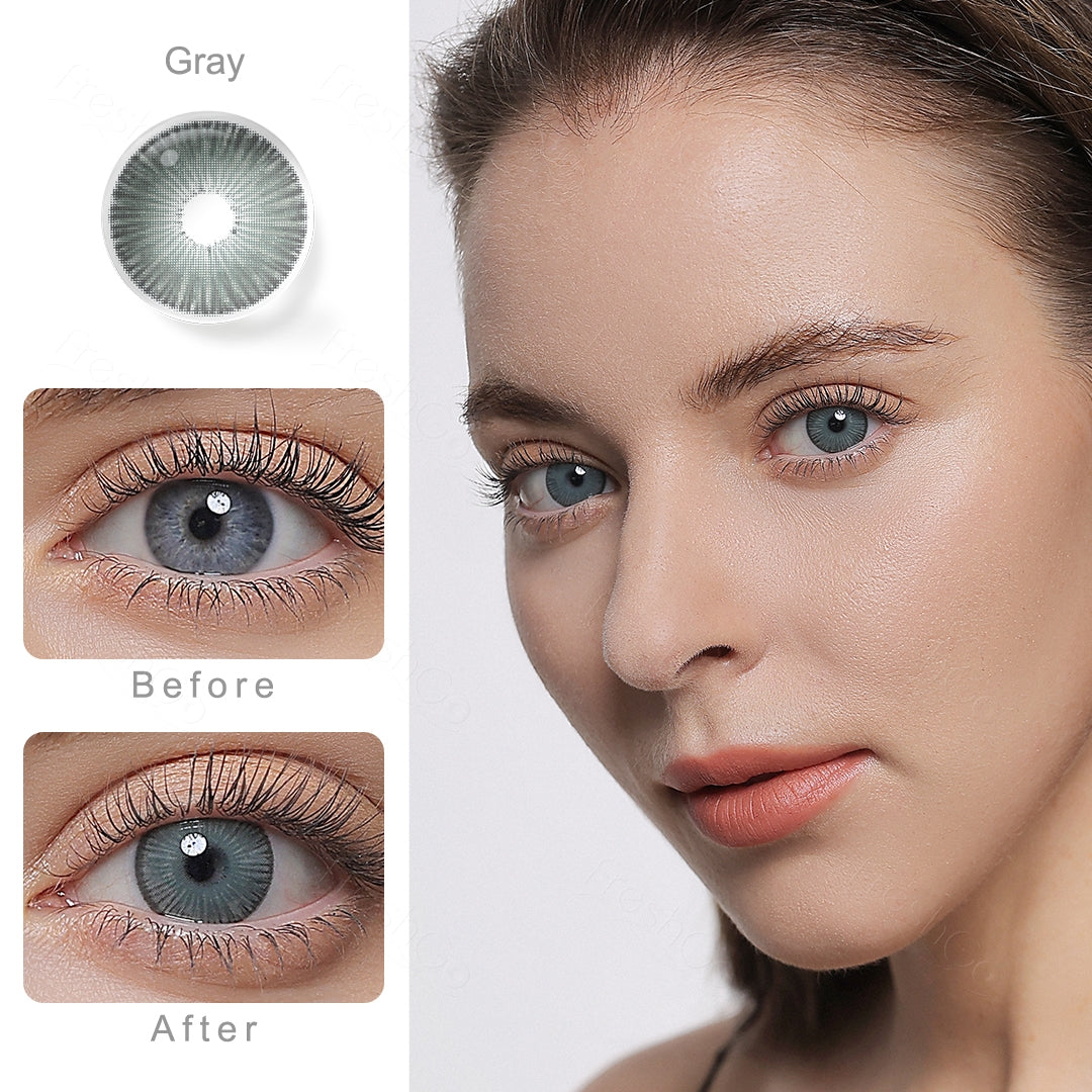 Fiesta Gray Colored Contacts Secondary image