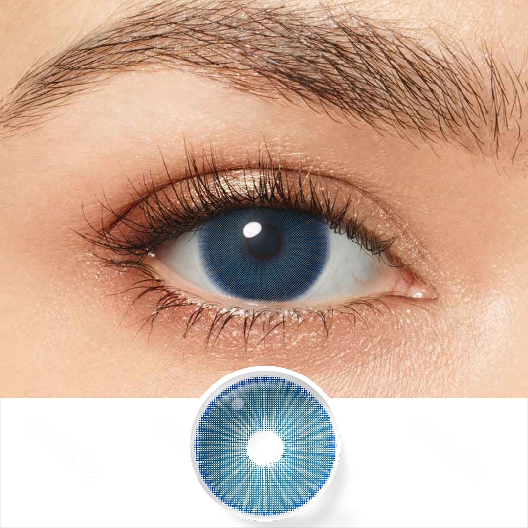 Fiesta Blue Colored Contacts