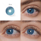 Fiesta Blue Colored Contacts
