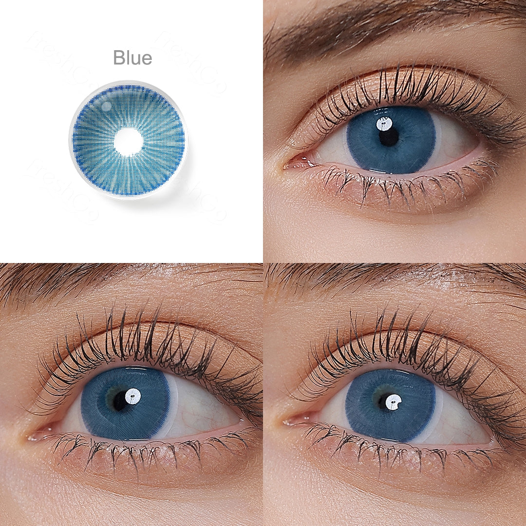 Fiesta Blue Colored Contacts