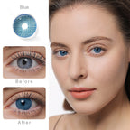 Fiesta Blue Colored Contacts