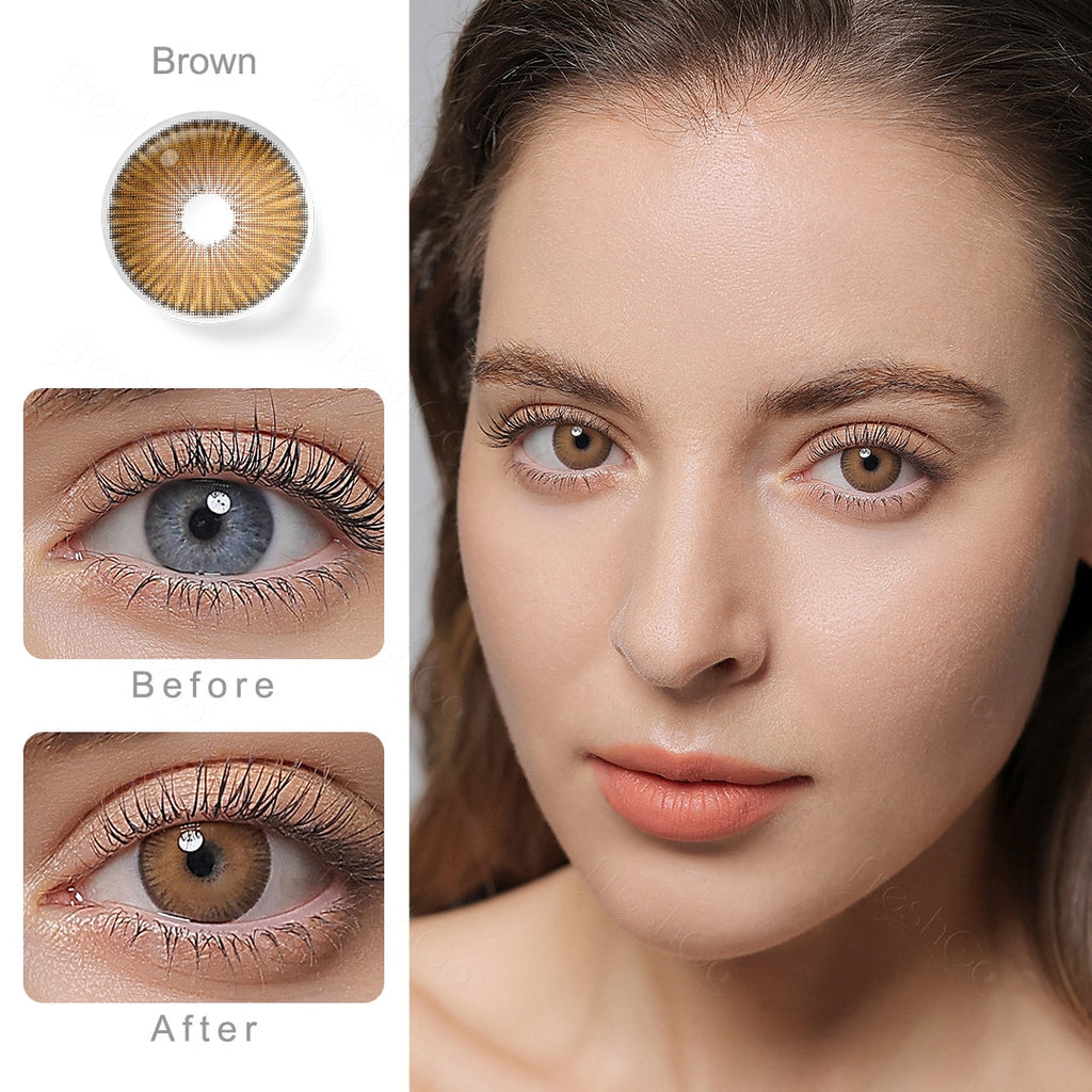 Fiesta Brown Colored Contacts