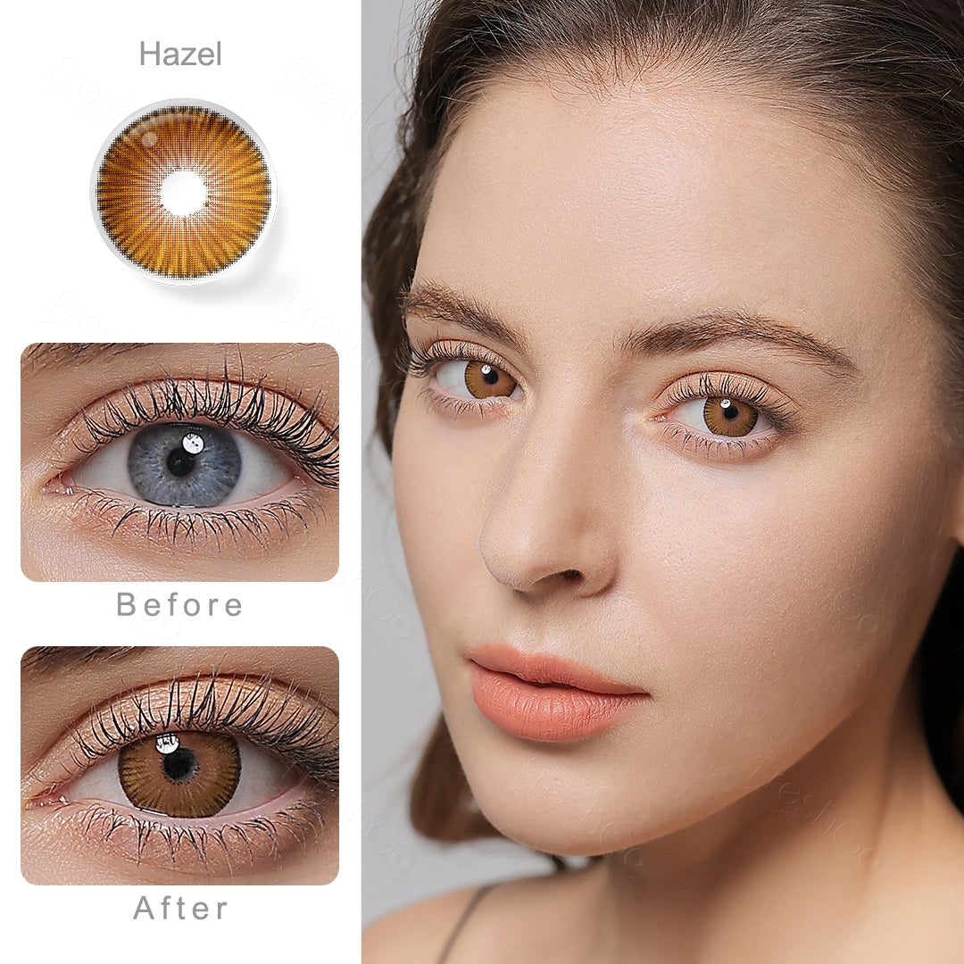 Fiesta Hazel Colored Contacts Secondary image