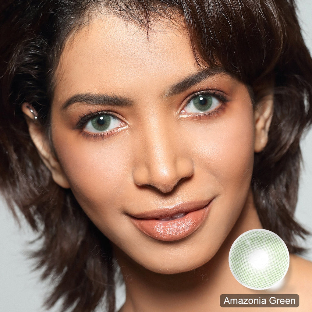 Amazonia Green Colored Contacts