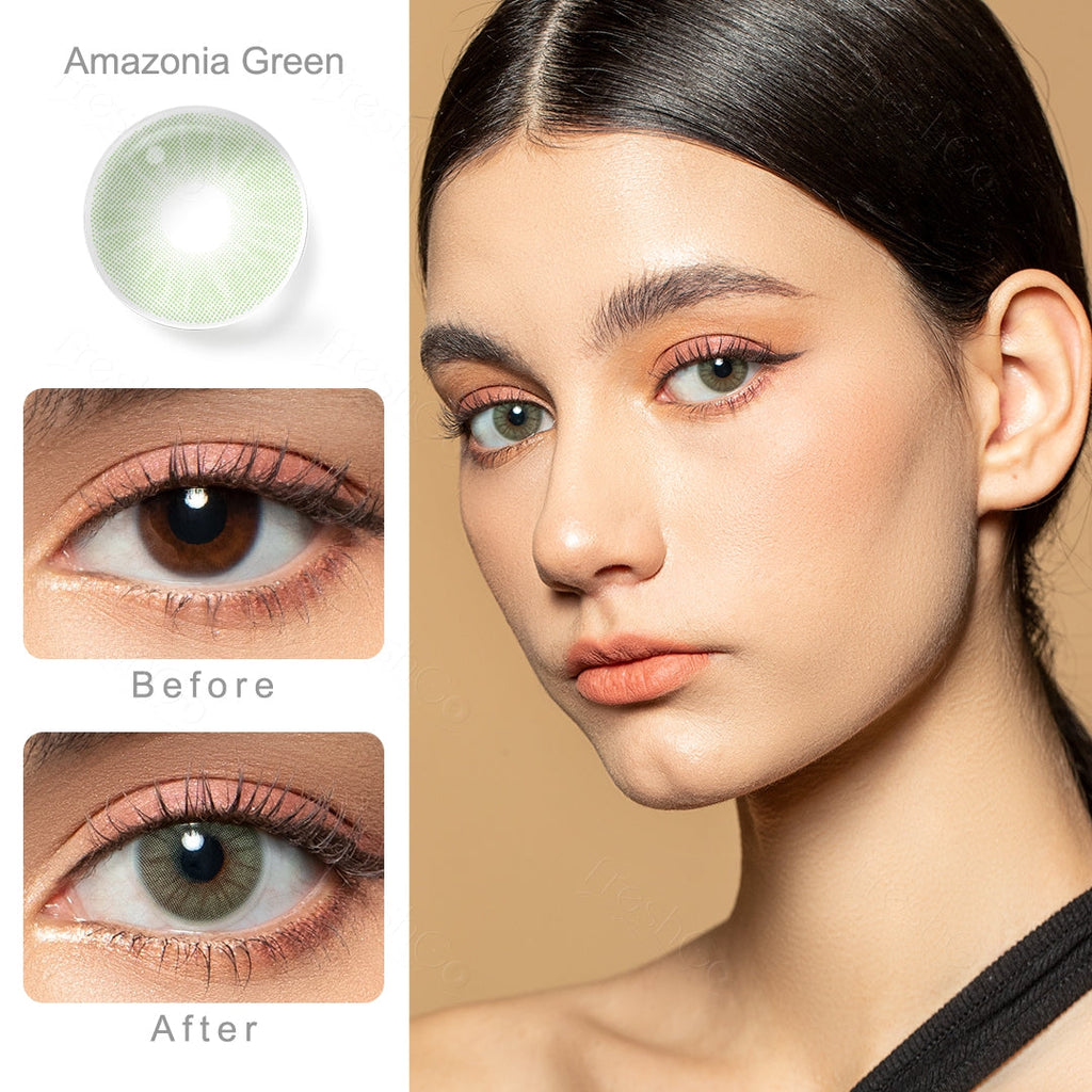 Amazonia Green Colored Contacts