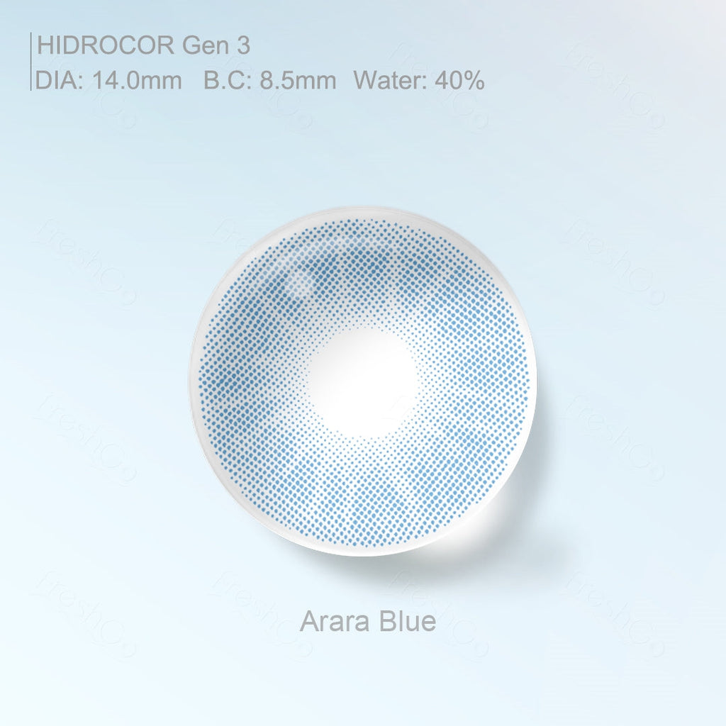 Arara Blue Colored Contacts