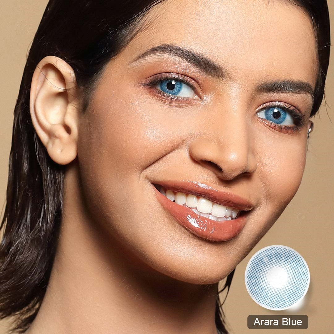 Arara Blue Colored Contacts