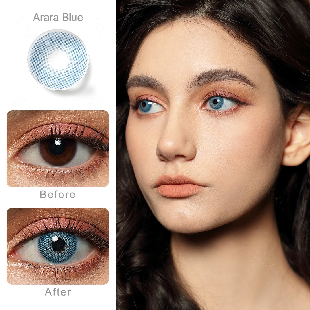 Arara Blue Colored Contacts