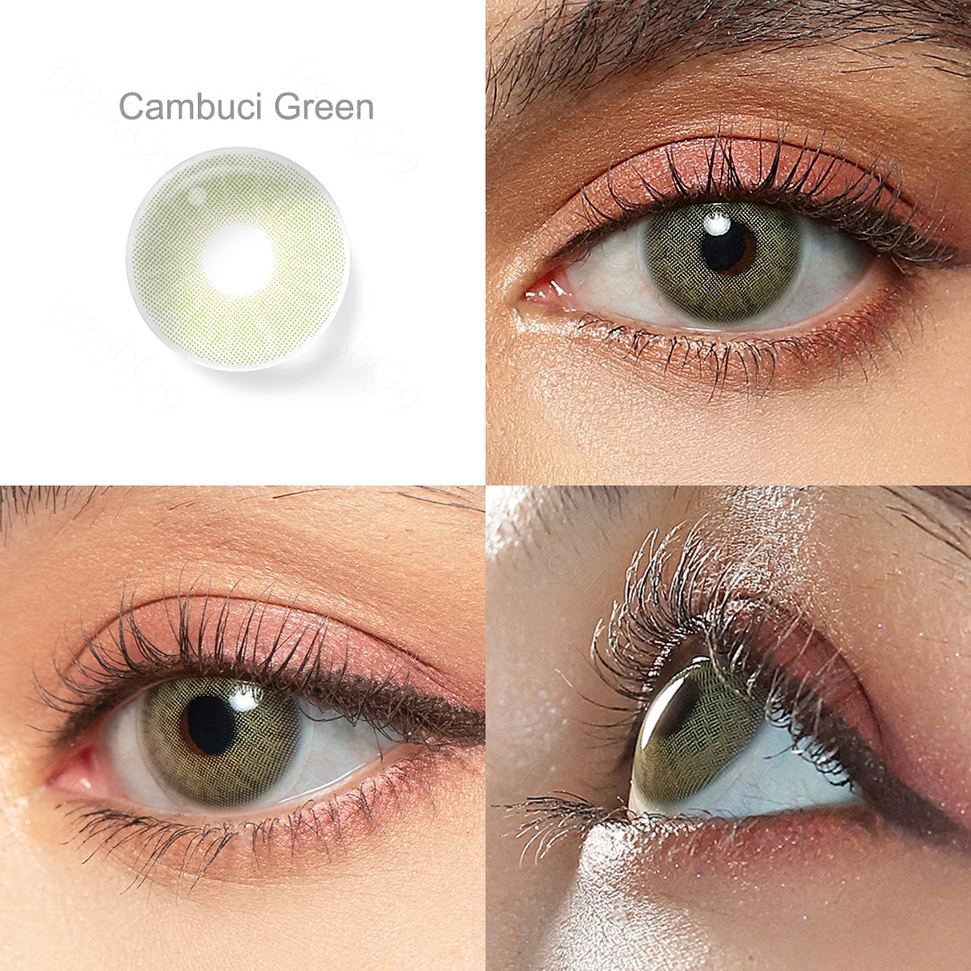 Cambuci Green Colored Contacts