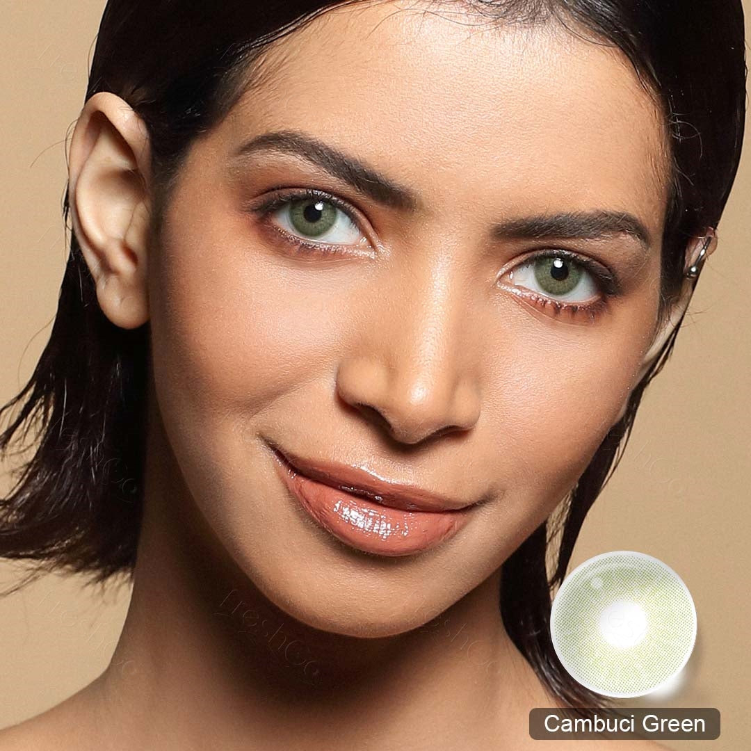 Cambuci Green Colored Contacts