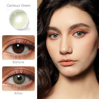 Cambuci Green Colored Contacts