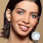 Safari Blue Colored Contacts