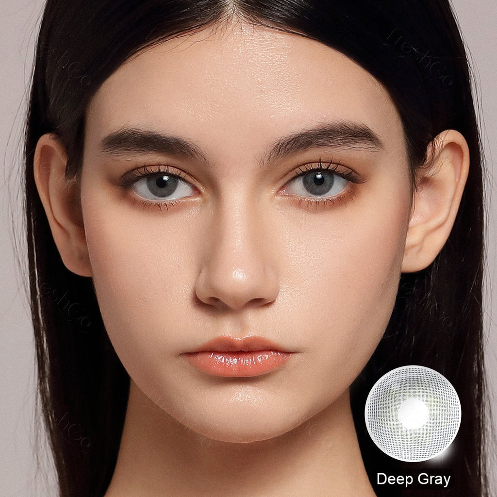 Cloud Deep Gray Colored Contacts