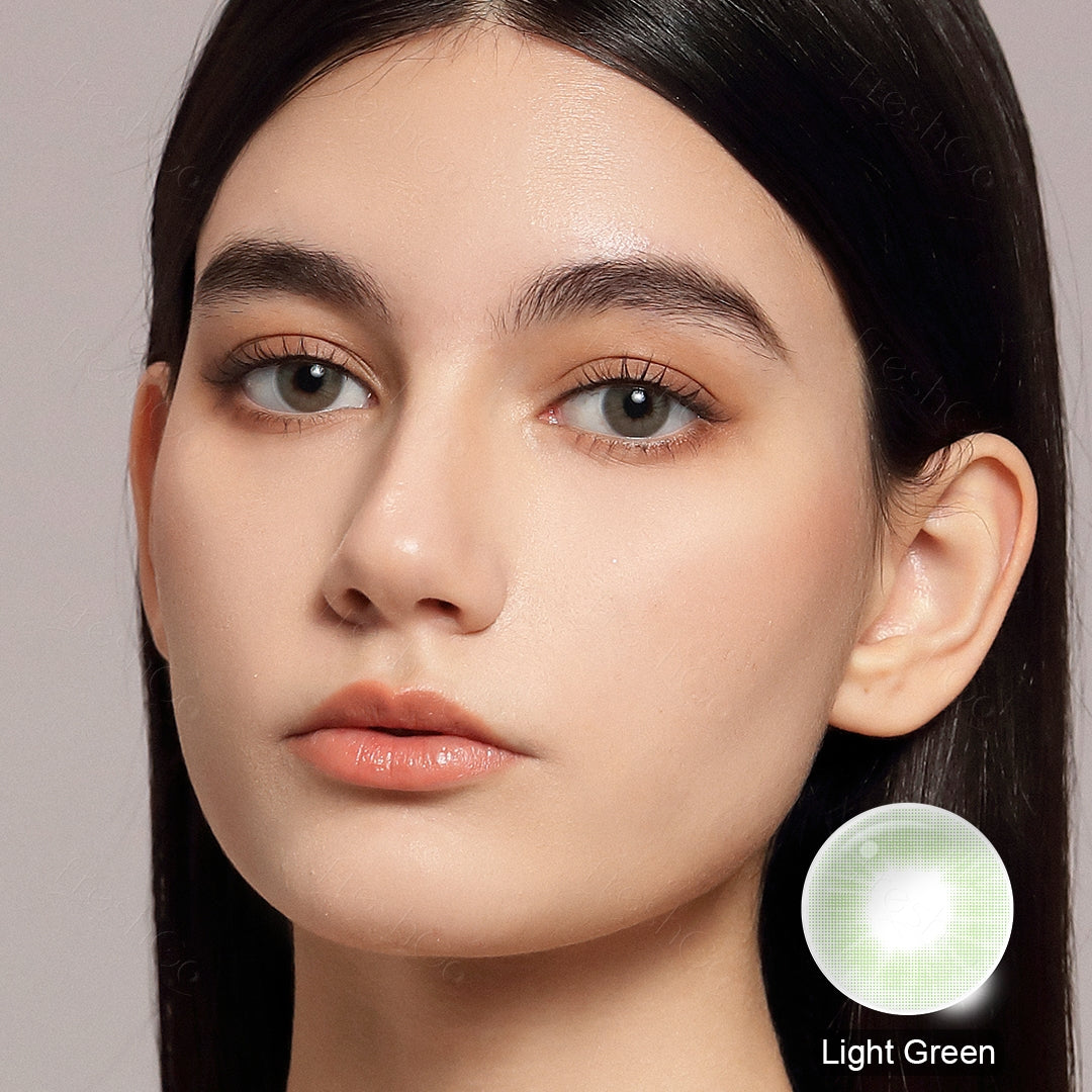 Cloud Light Green Colored Contacts