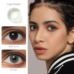 Cloud Light Green Colored Contacts
