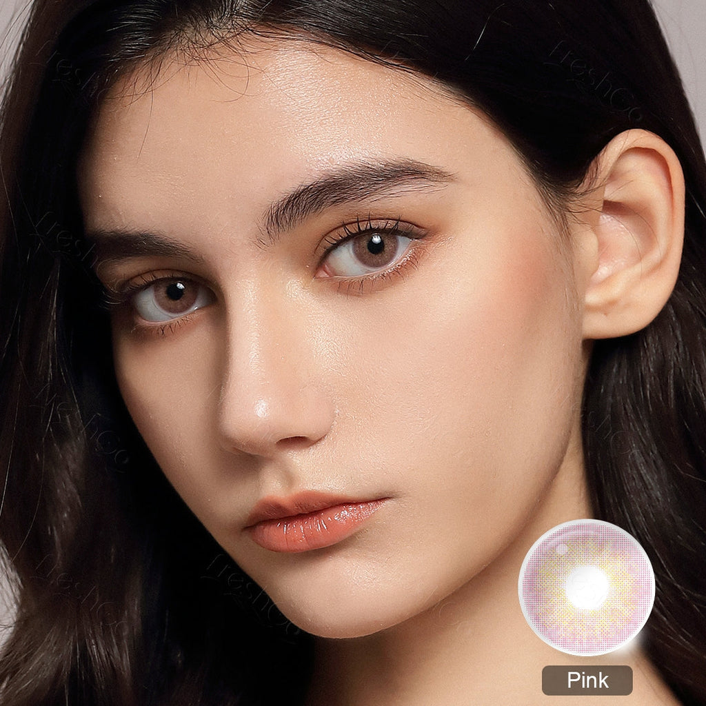 Cloud Pink Colored Contacts