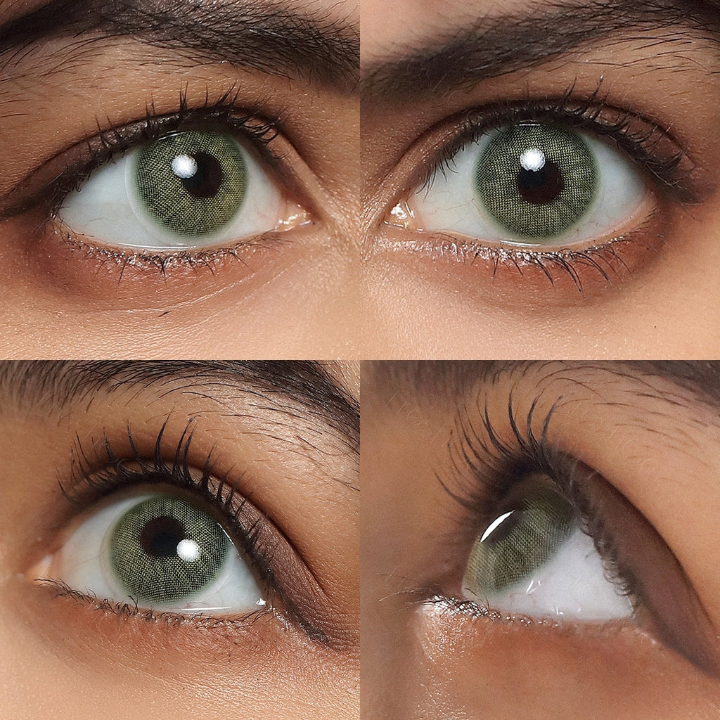 Cloud Green Colored Contacts