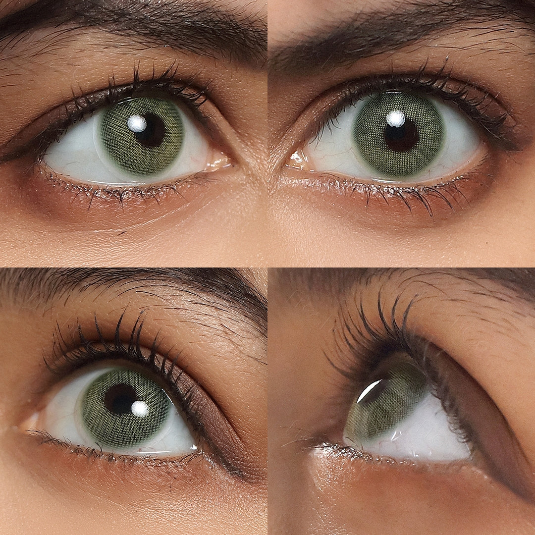 Cloud Green Colored Contacts