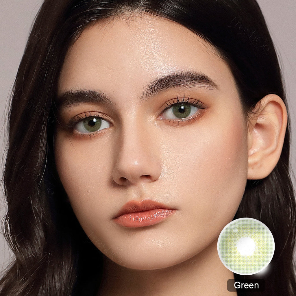 Cloud Green Colored Contacts