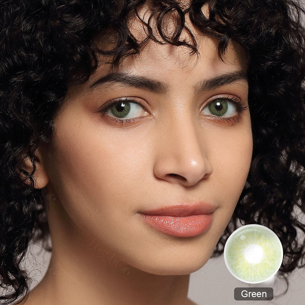 Cloud Green Colored Contacts