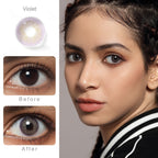 Cloud Violet Colored Contacts