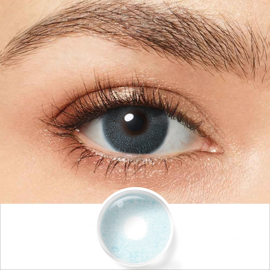 Aqua Blue Colored Contacts