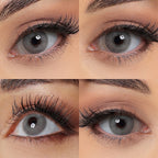 Silver Gray Colored Contacts