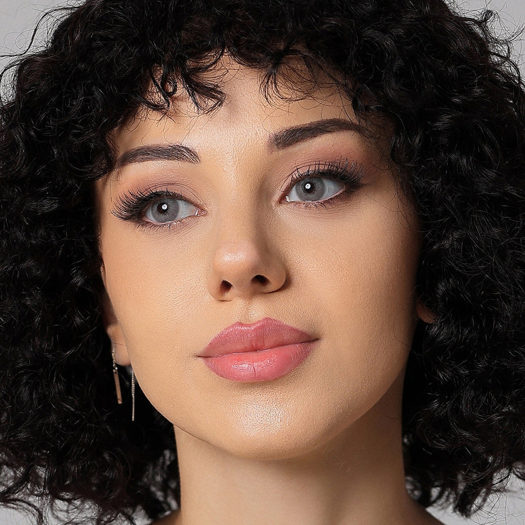 Silver Gray Colored Contacts