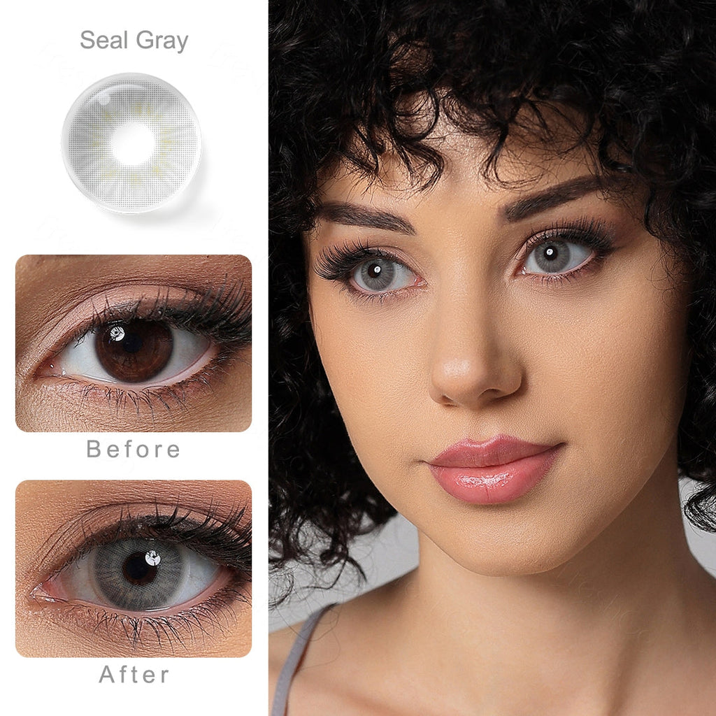 Mori Seal Gray Colored Contacts