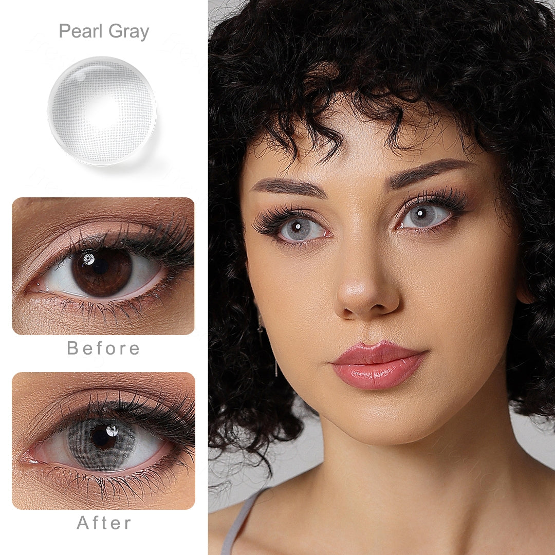 Mori Pearl Gray Colored Contacts Secondary image
