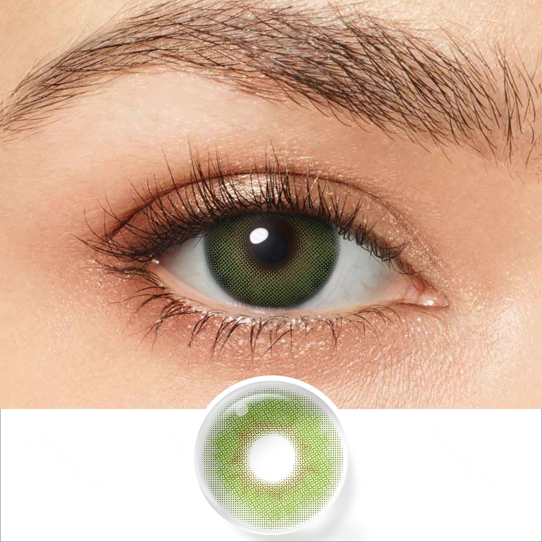 Mori Moss Green Colored Contacts