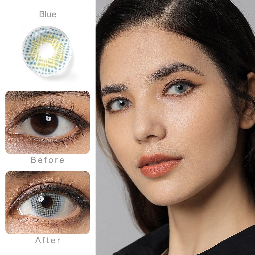 Yukon Blue Colored Contacts Secondary image