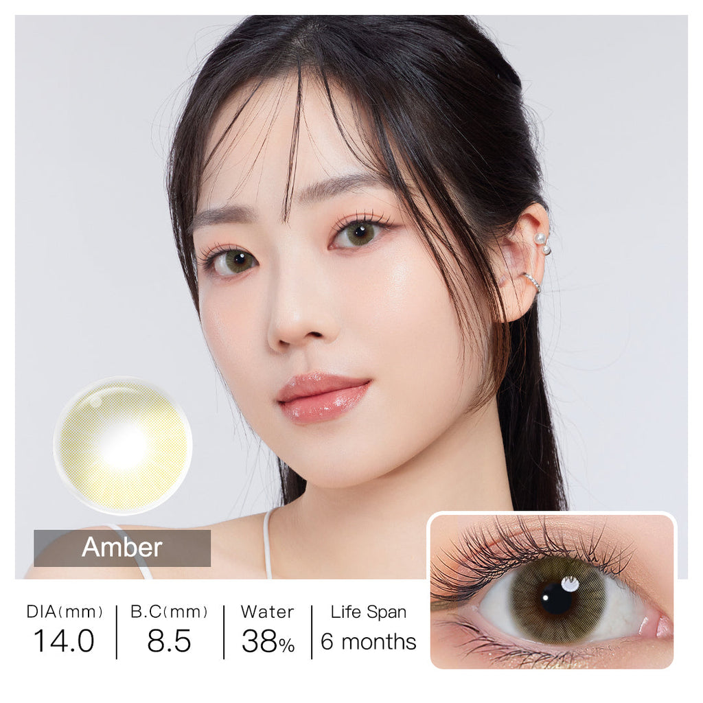 Queen Amber Colored Contacts
