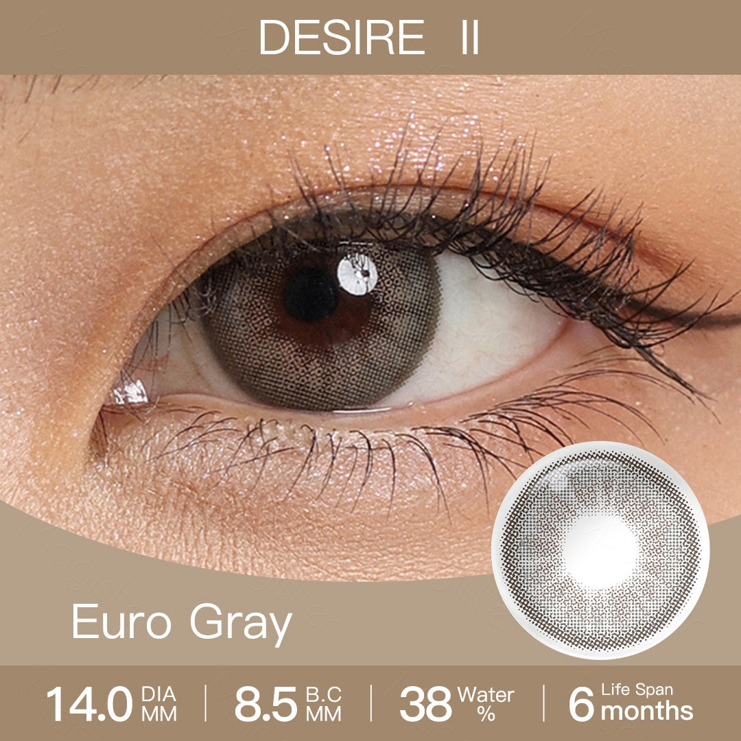 Desire Euro Gray Colored Contacts Main image