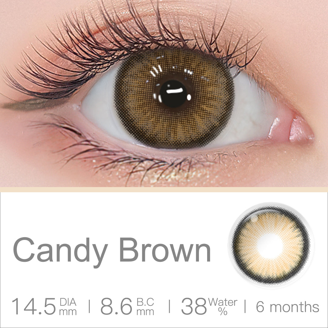 Diamond Candy Brown Colored Contacts Main image
