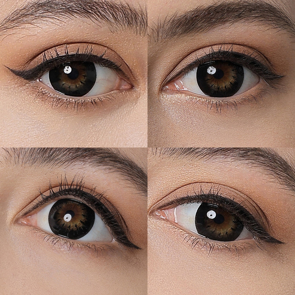 Deep Super Black Colored Contacts