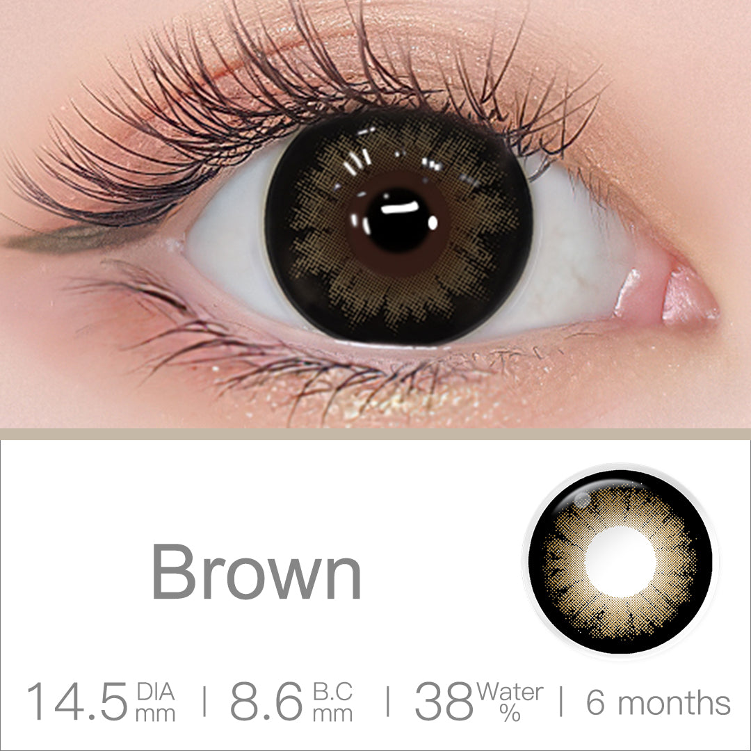 Supersize Brown Colored Contacts Main image