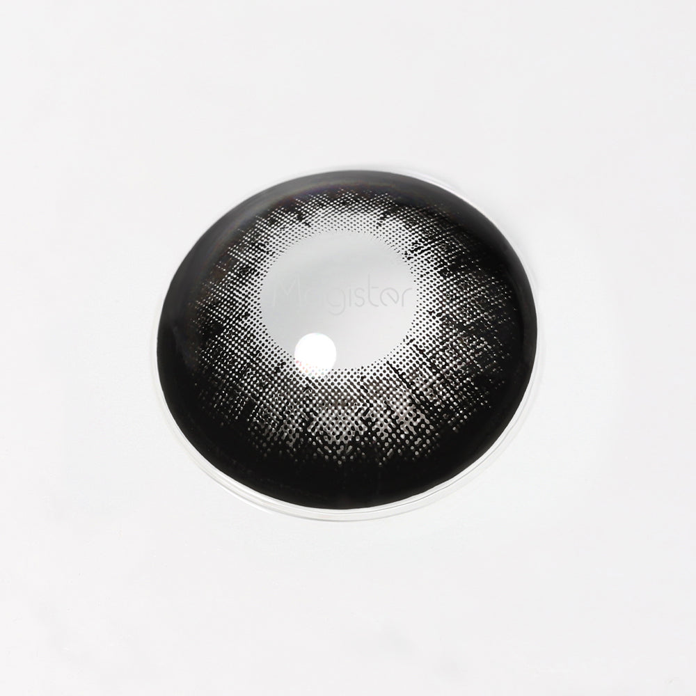 Supersize Black Colored Contacts