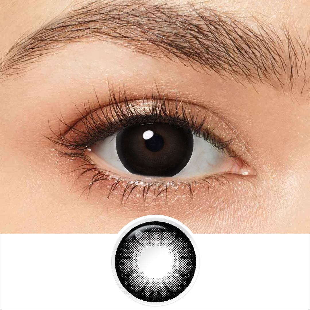 Supersize Black Colored Contacts Main image