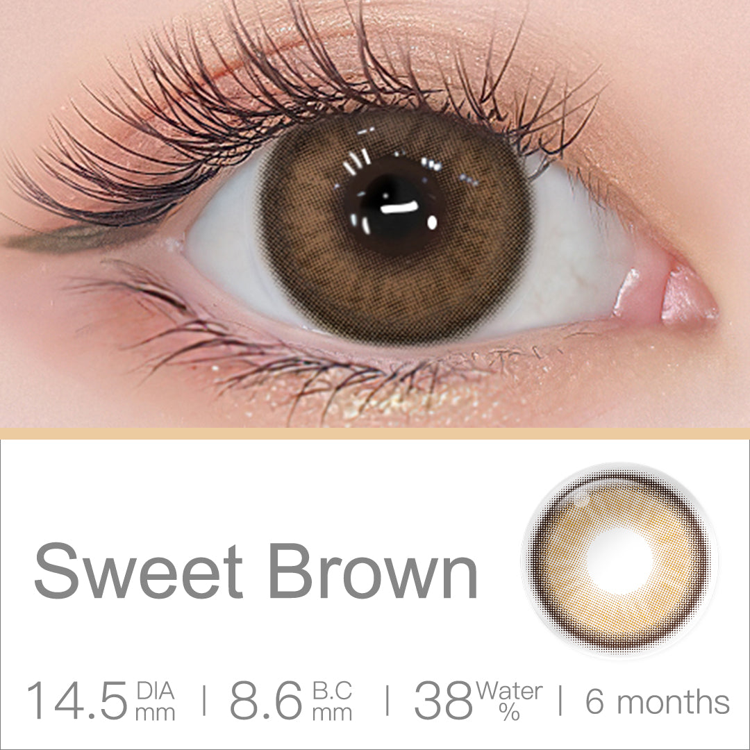 Luna Sweet Brown Colored Contacts Main image