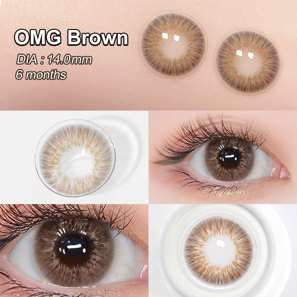 OMG Brown Colored Contacts