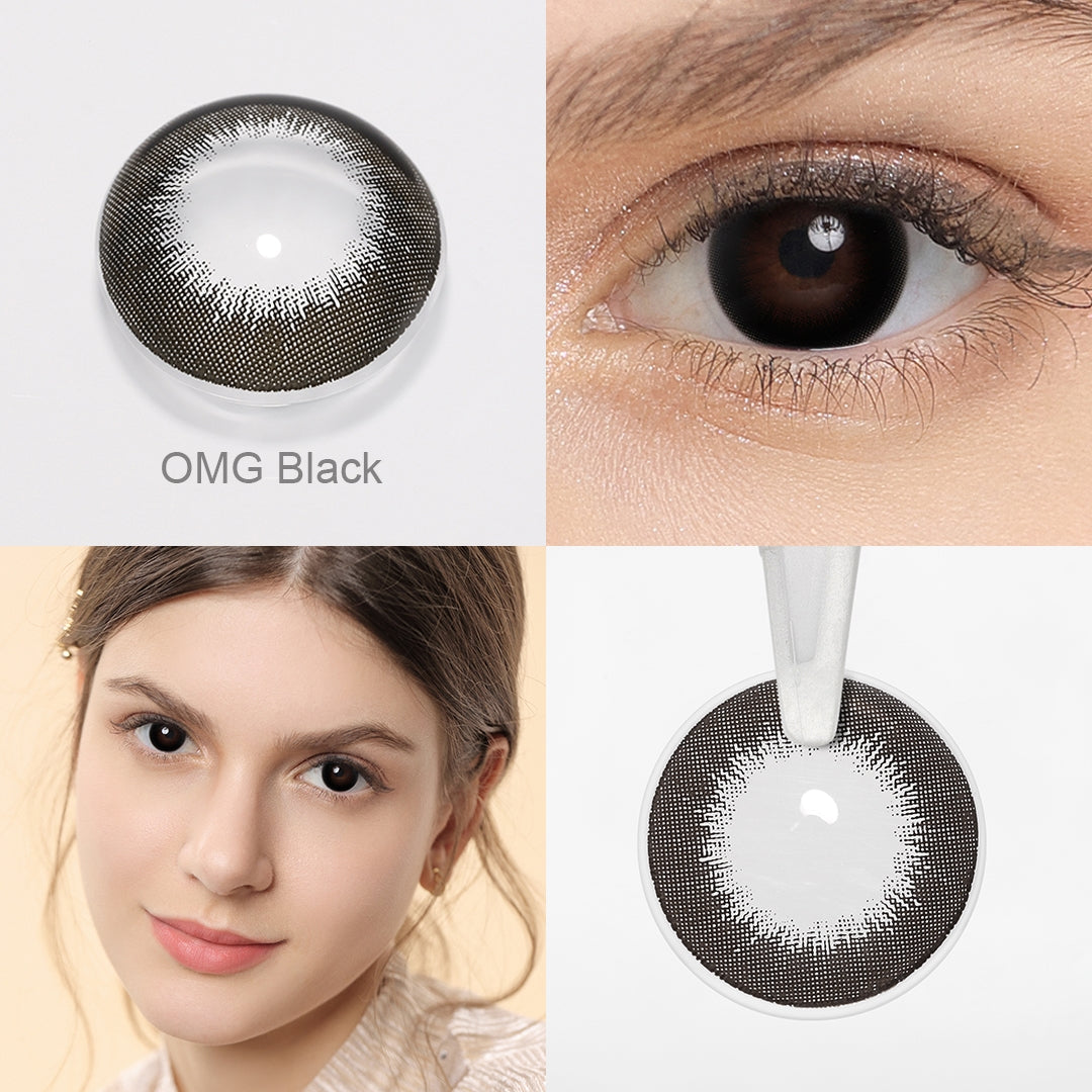 OMG Black Colored Contacts Secondary image